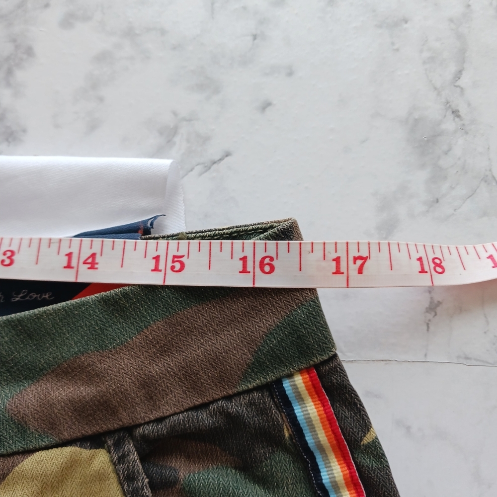 Sundry camouflage rainbow detail jogger jeans w zipper ankle size 30 NWT - Picture 3 of 14